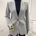 Light Grey Tailored Blazer Kaleen