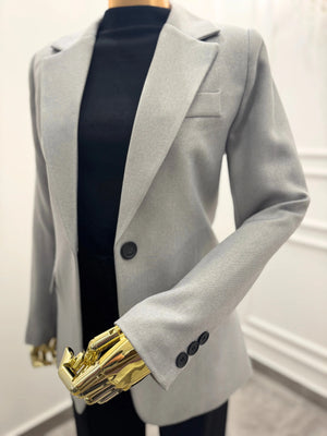 Light Grey Tailored Blazer Kaleen