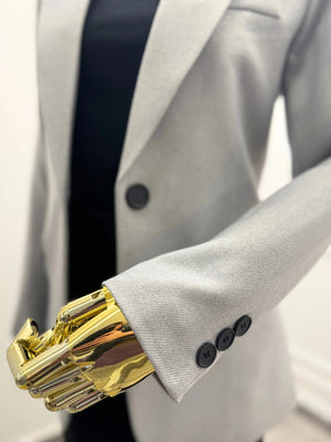 Light Grey Tailored Blazer Kaleen